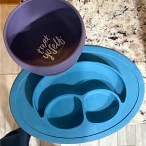 Suction plate and bowl